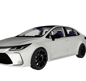 Toyota Corolla 2020丰田汽车精品模型